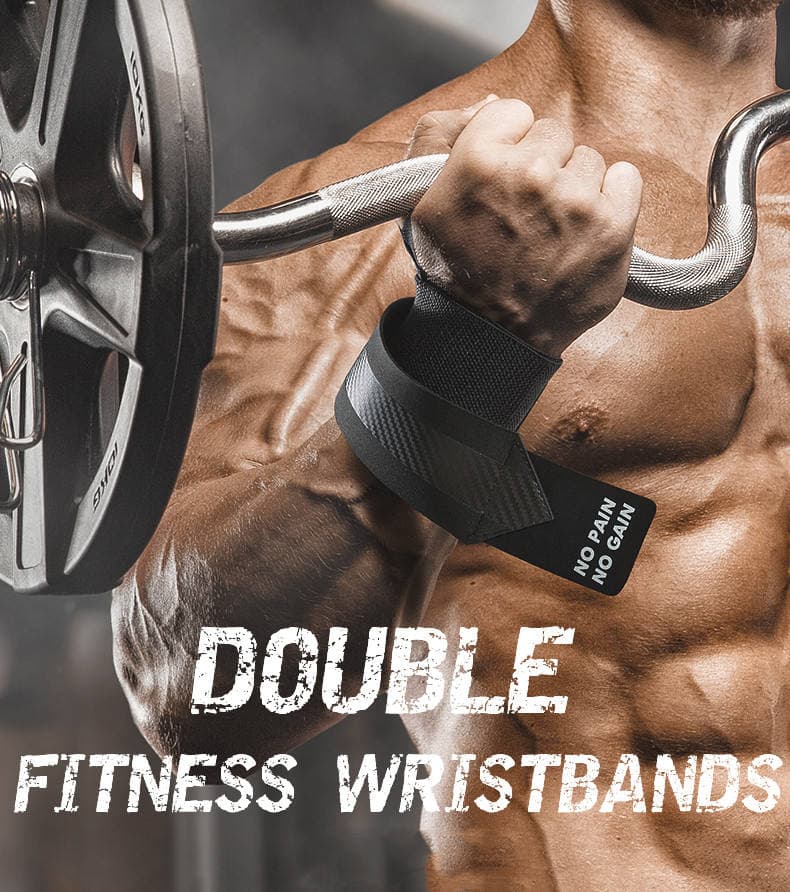 Gym Wrist Wraps Straps Double Layer detail 1