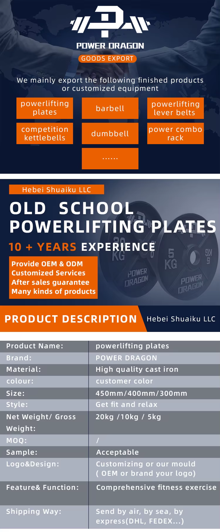 Black Gym Weight Plates detail 1