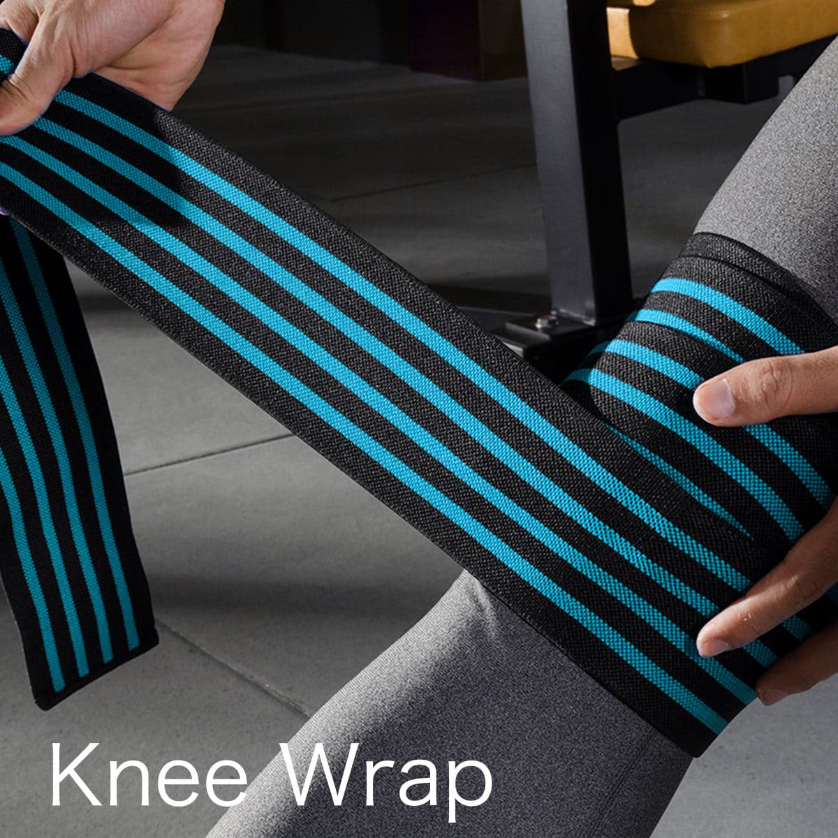 Deep Squat Knee Pads Unisex Neoprene Breathable 2.5mm for Deadlift Leg Wraps thumbnail 2