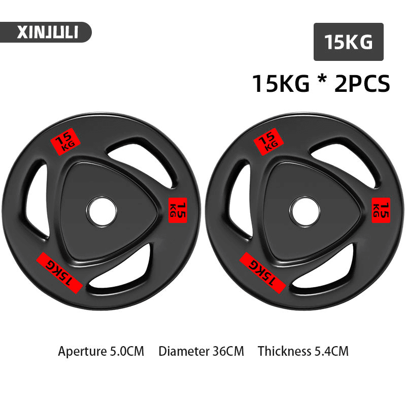 Rubber Weight Plates  thumbnail 3