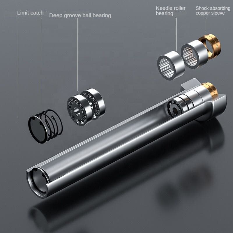 Commercial Chrome 14kg Bearing Curl Bar thumbnail 2