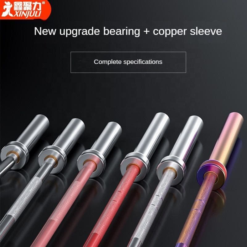 Commercial Chrome 14kg Bearing Curl Bar thumbnail 3